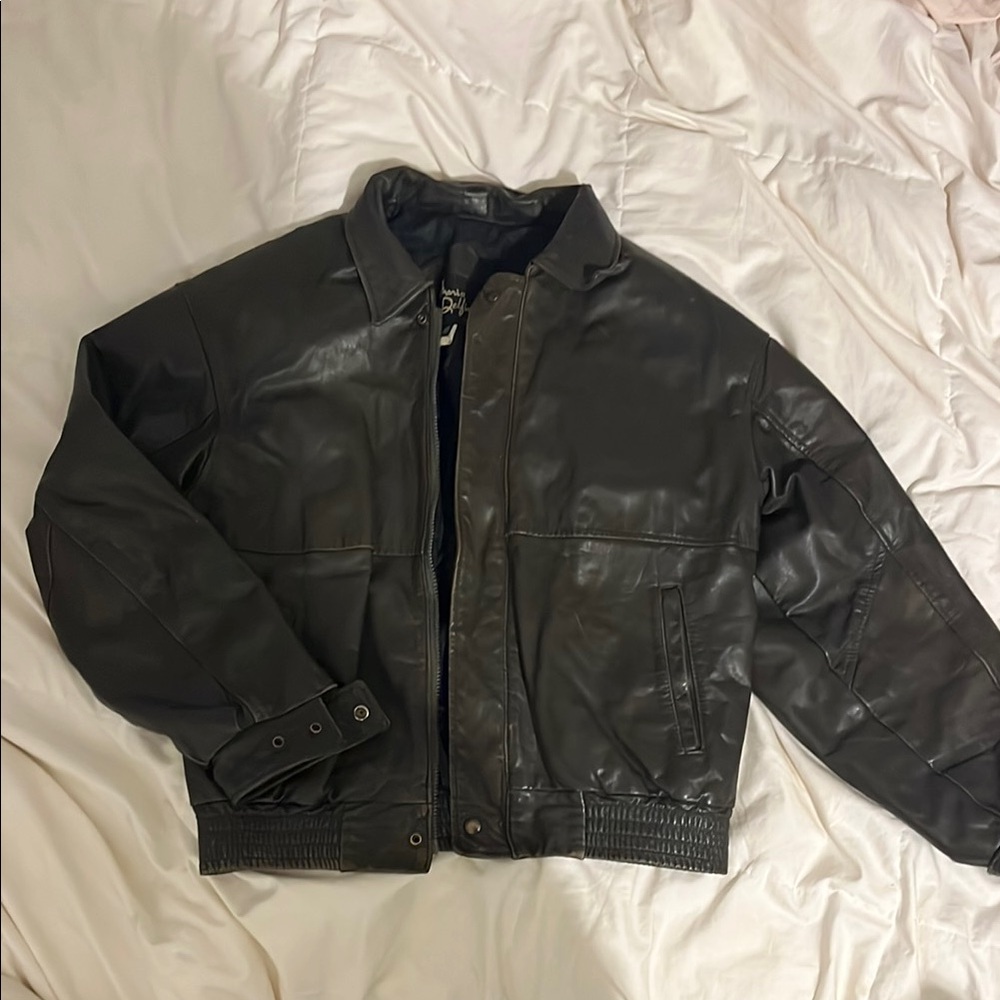 Men's Brown leather jacket